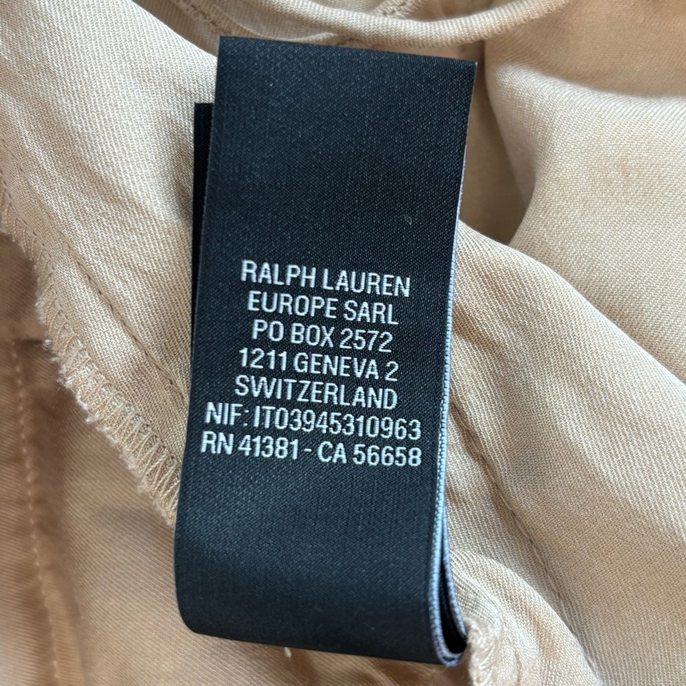Ralph Lauren Straight Leg Khaki Pants - size 4 - Picture 7 of 8